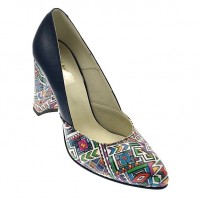 Marimea 36 - Pantofi dama eleganti din piele naturala bleumarin toc 9 cm LNAA8BOXCOLOR